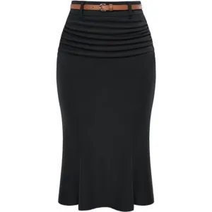Women's Bodycon Pencil Skirt Black