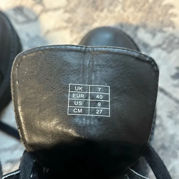 Women's Killstar Black Boots Size 9
