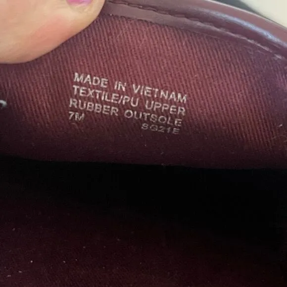 Women's Michael Kors Brown Merlot Teddi Slip On Flat Slide Shoes Size 7M