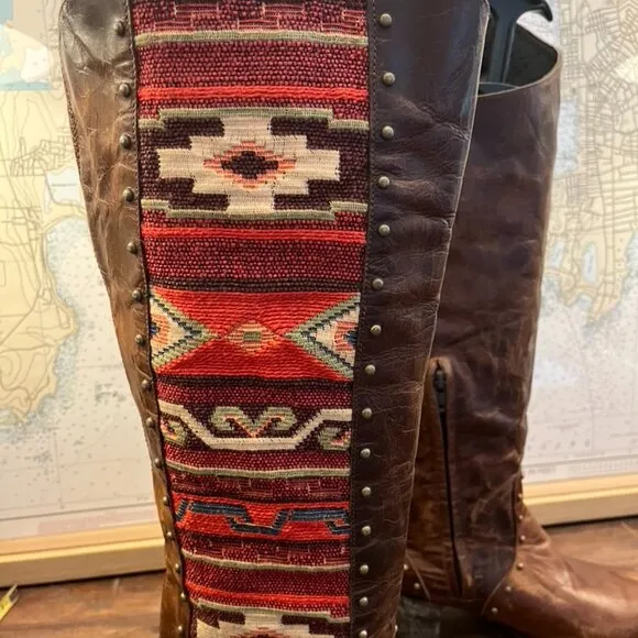 Women's Old Gringo Beautiful Tela Elina Cowboy Boot in a size 9