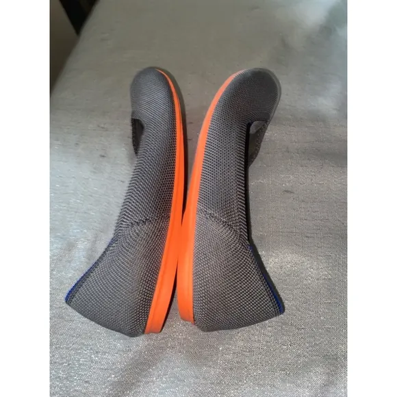 Women's Rothy's Flats Gray Orange Size 7