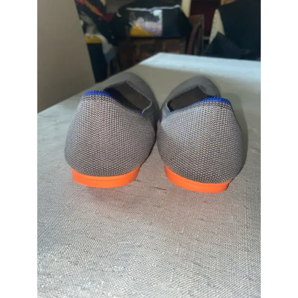 Women's Rothy's Flats Gray Orange Size 7