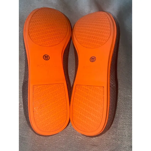 Women's Rothy's Flats Gray Orange Size 7