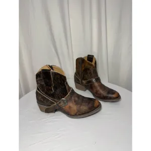 Women's Sterling River Boots Size 8 Brown Ankle Boots