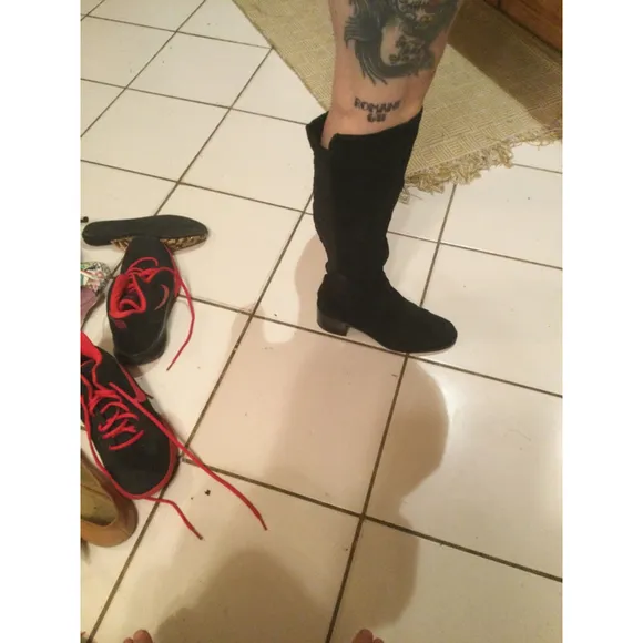 Women's Vince Camuto Black Over-the-Knee Boots Size 8.5