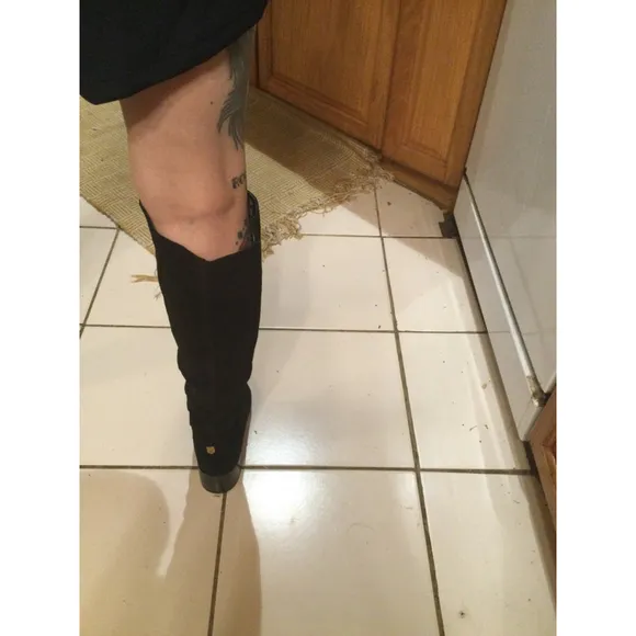 Women's Vince Camuto Black Over-the-Knee Boots Size 8.5