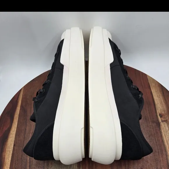 Y-3 Black and White High-Top Sneakers