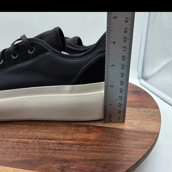 Y-3 Black and White High-Top Sneakers