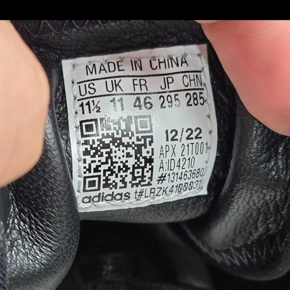 Y-3 Black and White High-Top Sneakers
