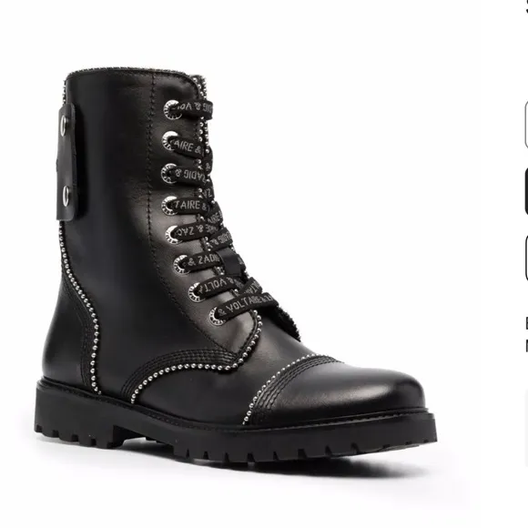 ZADIG &amp; VOLTAIRE Joe Ankle  Leather Boots