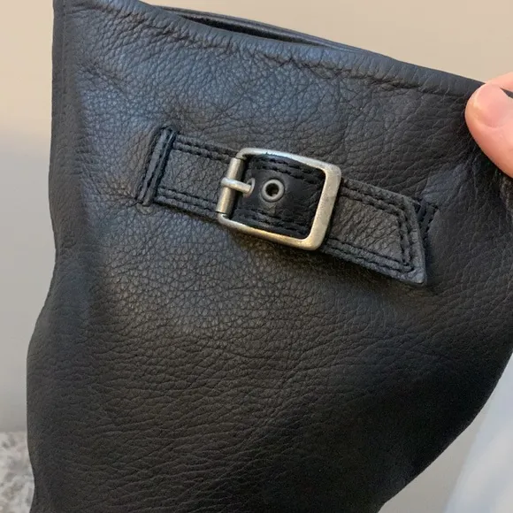 Zara Genuine Leather and Suede Interior Boots