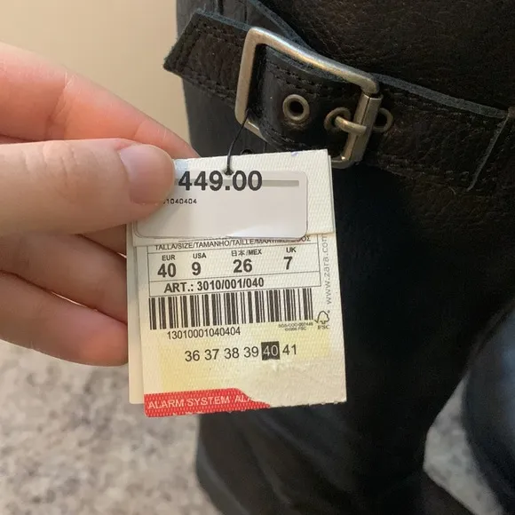 Zara Genuine Leather and Suede Interior Boots