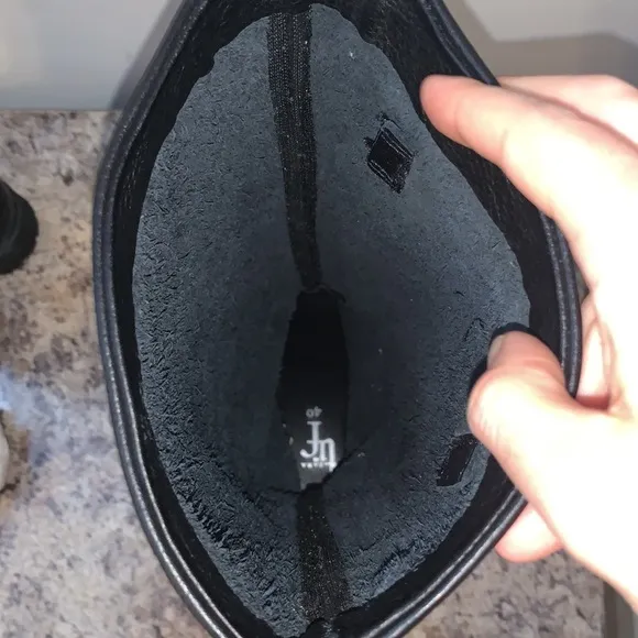 Zara Genuine Leather and Suede Interior Boots