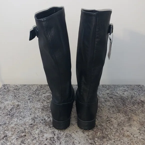 Zara Genuine Leather and Suede Interior Boots